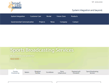 Tablet Screenshot of broadcast-solutions.de
